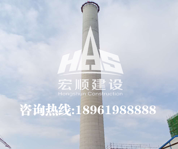 100米新建水泥煙囪